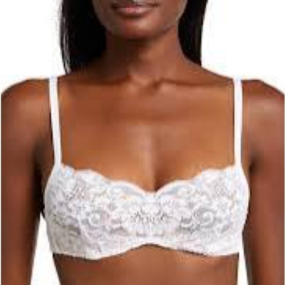 NWT We are HAH Hook Up Bra Blanc Size B 30-38